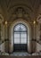 A gate of the old historical coffee stock market in Santos, Brazil