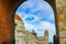 Gate Piazza del Miracoli Leaning Tower Baptistery Cathedral Pisa