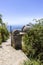 Gate of Saracens on the path of Saracens, Castelmola Taormina Sicily Italy