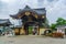 Gate of the Shinshuotaniha Shoren Temple, in Takayama