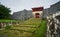 Gate of Shuri Castle and steps
