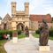 Gate of St Augustine`s Abbey. Canterbury, Kent, UK