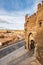 Gate of the sun, historic entrance to the medieval city of Toledo, Spain