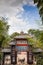 Gate of Temple with Bamboo forest