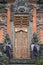 Gate of Temple with ornaments. Indonesia, Bali, Ubud