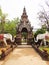 Gate of thai temple, wat Lokmolee Chiang Mai Thailand