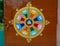 Gate of Tibetan temple in Bodhgaya, India