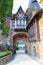 Gate to castle Reichsburg. Cochem. Germany.