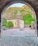 The gate to the Geghard Monastery