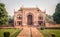 Gate to Itmad-Ud-Daulah`s Tomb - Agra, India