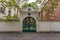 Gate to Professor`s Garden at Collegium Maius, Cracow