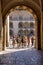 Gate to renaissance courtyard- Wawel Royal Castle- Cracow- Poland