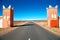 gate in todra gorge m africa and