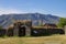 Gate and wall of medieval Armenian monastic complex Haghpatavank