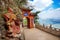 The gate of Xishan Mountain Park in Kunming, Yunnan Province.