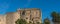 Gates of Almocabar and Church of the Holy Spirit, Ronda, Province Malaga, Andalusia, Spain. Copy space for text