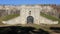 Gates of the Battery Potter of the defunct coastal artillery base at Fort Hancock, Sandy Hook, NJ