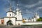 At the Gates of Cathedral Square at Sunset - The Kremlin of Rostov Velikiy (The Great)