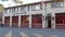 Gates of fire station. Firemens hall or firefighter house. Carmel California USA