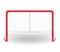Gates goalie for the game of hockey vector illustr