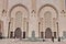 Gates of the The Hassan II Mosque, located in Casablanca is the