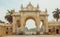 Gates of the Mysore Palace, built for entrance of royal indian family in 1912