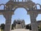 Gates of Neasden Temple, BAPS Shri Swaminarayan Mandir, London.