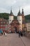 The gates of the old bridge. Heidelberg, Germany.
