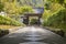 Gates in park in Kyoto, Japan.