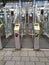 Gates at the railroad station Amsterdam Sloterdijk to be opened with payment card for trains in the Netherlands