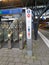 Gates at the railroad station Amsterdam Sloterdijk to be opened with payment card for trains in the Netherlands