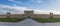 Gates and south ramparts, Aigues-Mortes in the early morning, in the Gard in Occitanie, France