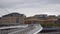 The Gateshead Millennium Bridge in Newcastle upon Tyne