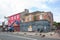 Gateshead UK: Old abandoned pubs being prepped for demolition