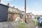 Gateshead UK: Urban decay and debris in a back alley