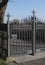 Gateway with crosses to graveyard