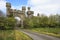 The gateway and gatehouse to Thurso Castle,Scotlan