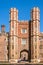 Gateway of St Johns College in Cambridge University. Cambridge,