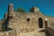 Gateway in the stone outer wall and watchtower at the Marvao Castle