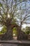 Gateway to the passage of time at ruins of Wat Phra NgamWat Cha Ram,Phra Nakorn Si Ayutthaya,Thailand