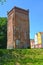 Gateway tower of the former episcopal lock of the 14th century. Braniewo, Poland