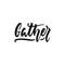 Gather - hand drawn Autumn seasons Thanksgiving holiday lettering phrase isolated on the white background. Fun brush ink