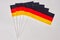 Gathering of Germany flags.