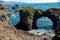 Gatklettur - Arch Rock - cliff with natural arch near Arnarstapi, Snaefellsnes