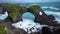 Gatklettur basalt rock in Arnarstapi in Iceland.