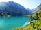 Gaube lake in the Pyrenees national park,France.