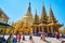 Gautama Buddha Image House, Shwedagon Pagoda, Yangon, Myanmar