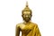 Gautama Buddha with long ear lobes - isolated