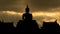 Gautama Buddha Statue, Sunset Clouds