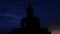 Gautama Buddha Statue, Thunderstorm Timelapse